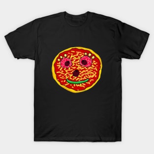 funny pizza face T-Shirt